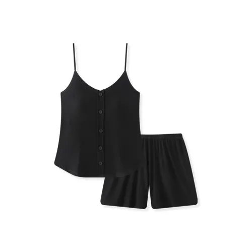 O'MESIK Pajama Set Women's Black