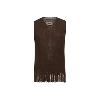 UMA WANG Tank Top Women's Brown