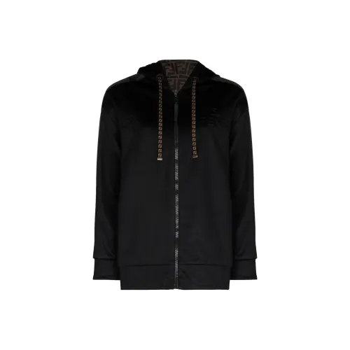 FENDI FW22 Jackets & Coats Women's Black