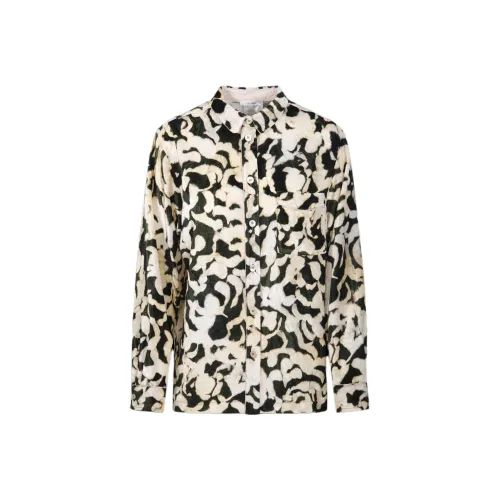 Forte Forte Abstract print Velvet Shirt