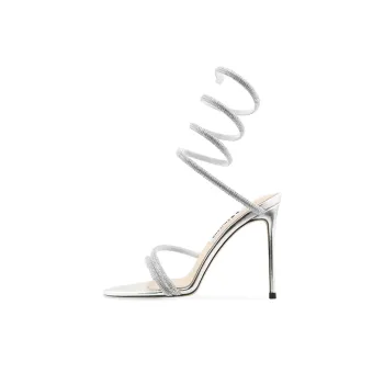 CHUYANG Roman Sandals 8cm/10cm Women's Silver