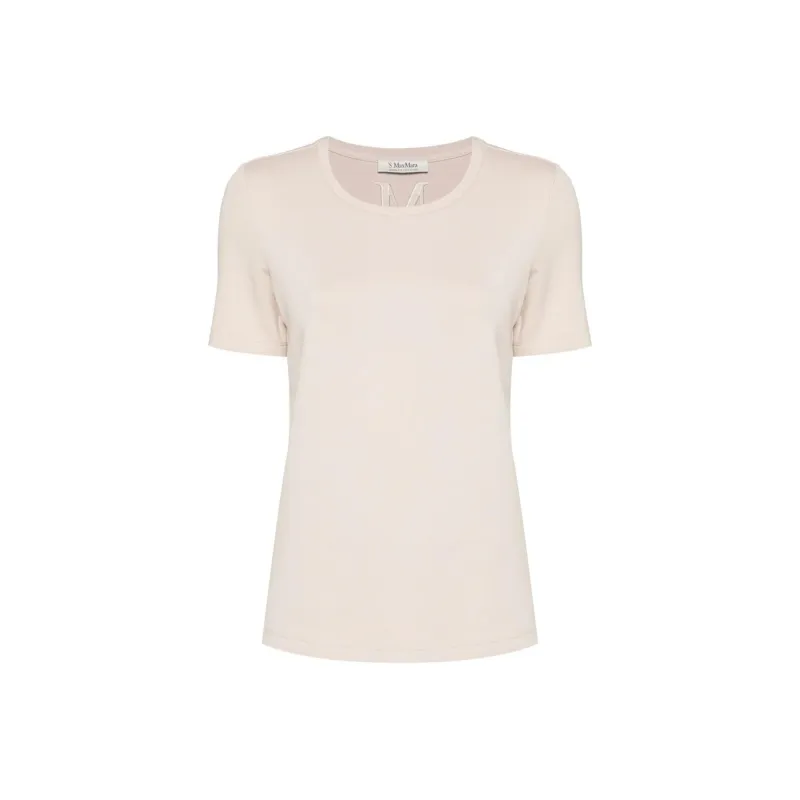 'S MAX MARA Short Sleeved Jersey T Shirt-0