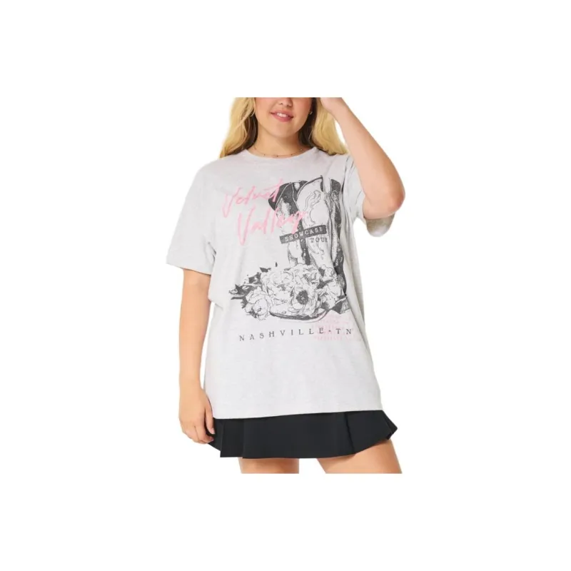 Hollister T Shirts Women's Gray-1