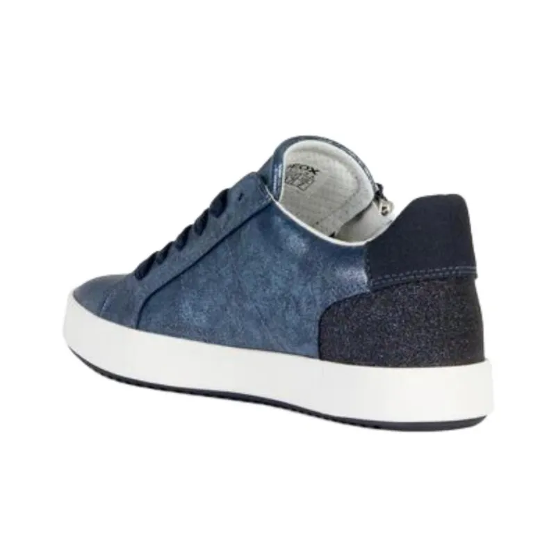GEOX Blomiee Low Top Skateboard Shoes Women's Blue-3