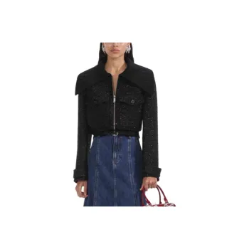Self portrait Jacket Women's Classic Black