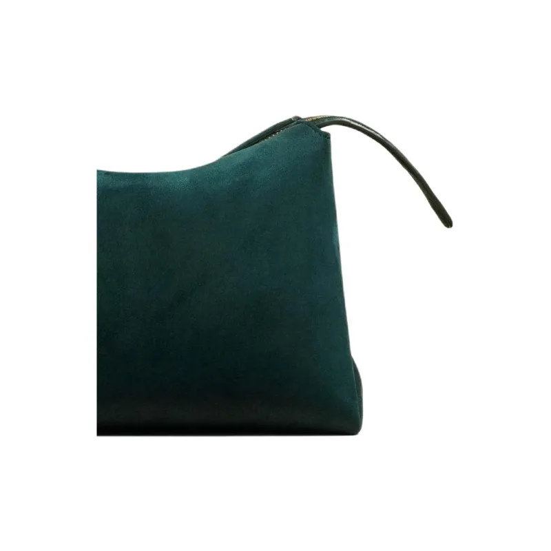 KHAITE Calfskin Clutch Women's British Green-3