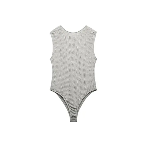 ZARA Bodysuits Women's Gray