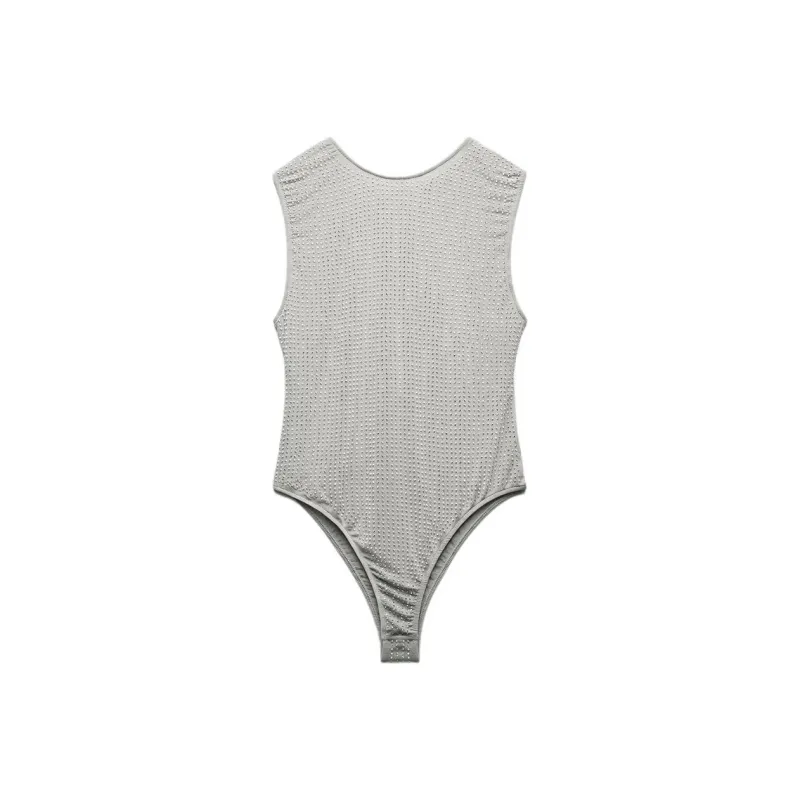 ZARA Bodysuits Women's Gray-0