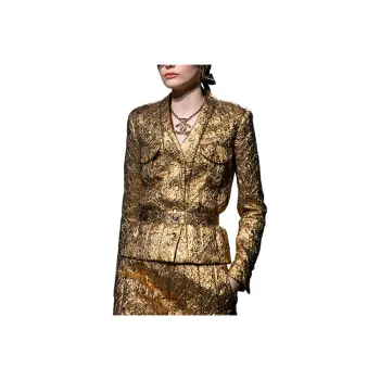 CHANEL FW24 Jackets Coats Women's Gold