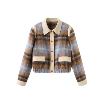 Cubic Jackets Women's Mixed Color Plaid