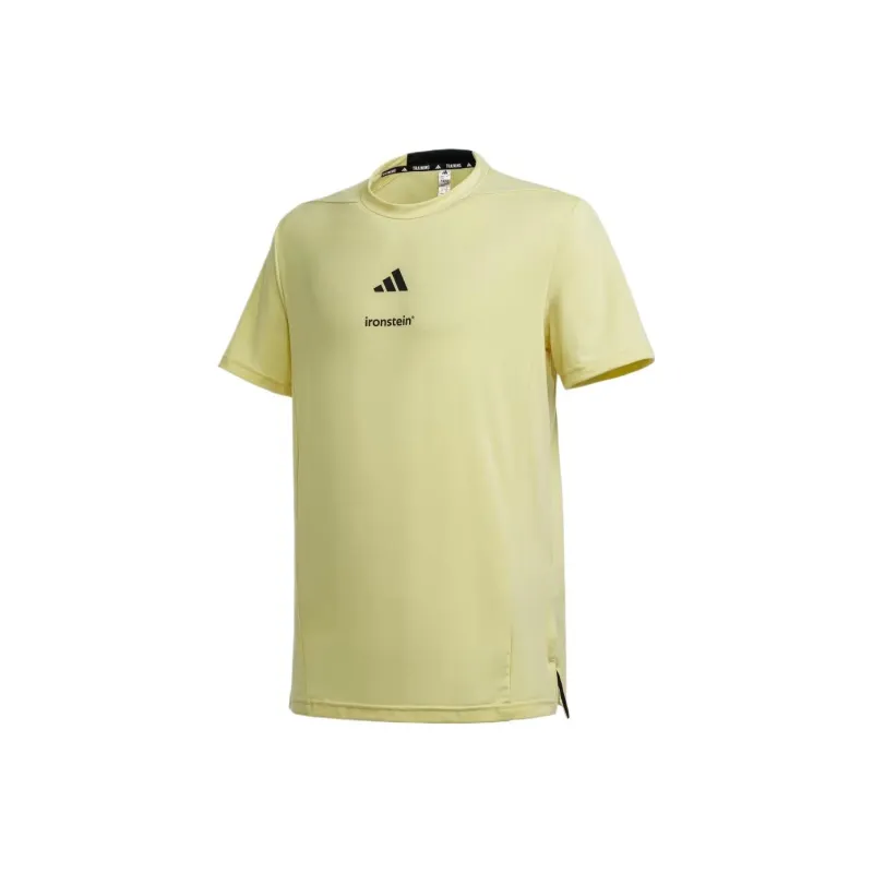 Adidas D4T TEE Ironstein T Shirt Men's Yellow-0