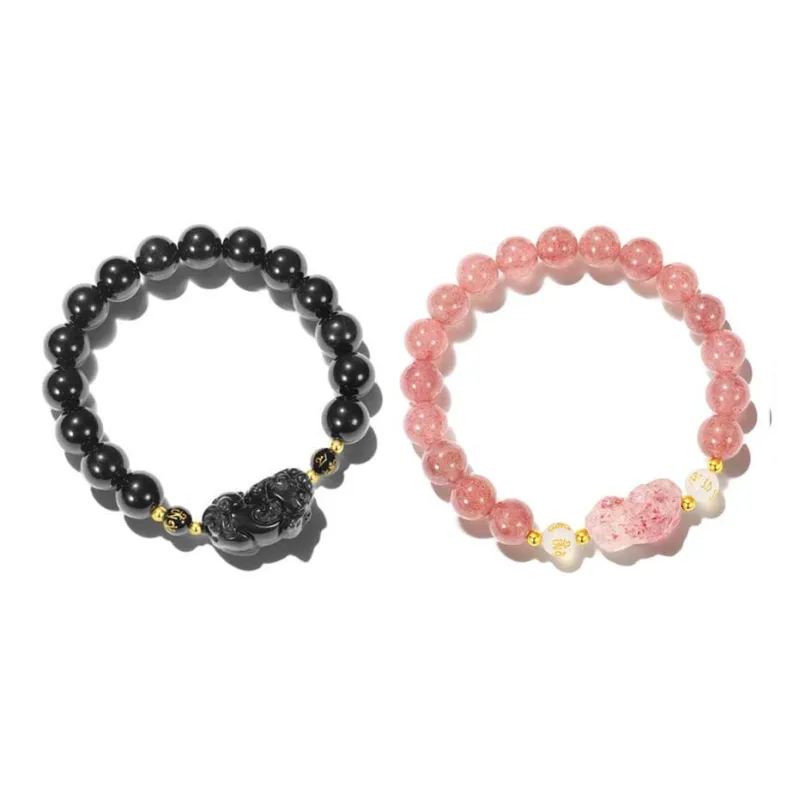 Bailijin Colored Glaze Jade Bracelets Unisex-2