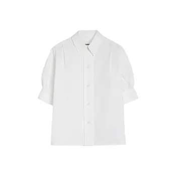 JIL SANDER Button Up Half Sleeved Shirt