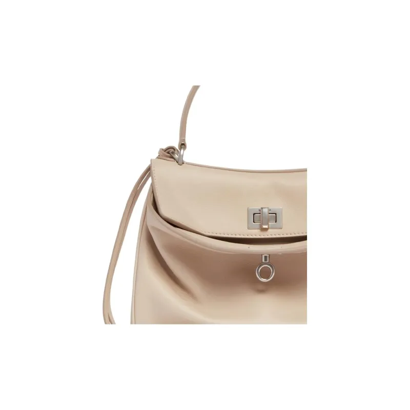 Balenciaga Rodeo Leather Shoulder Bag, Crossbody Bag, Handbag Mini Women's Pink-4
