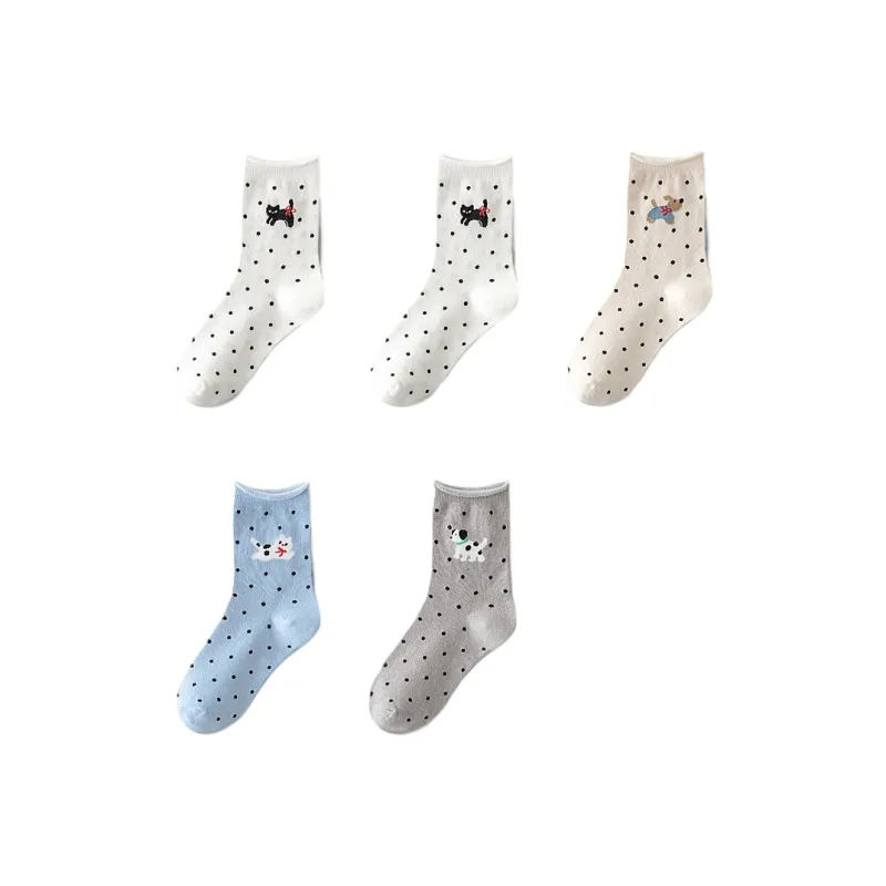 H YXIANG Mid Calf Socks Women's Combo Set-20