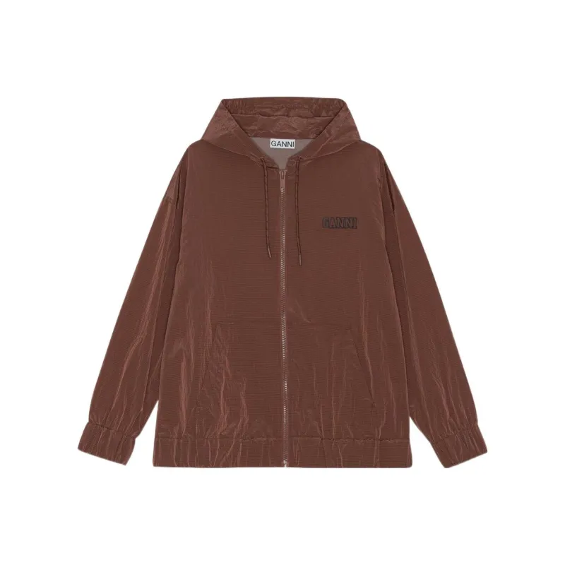 GANNI Jackets Women's Brown-0