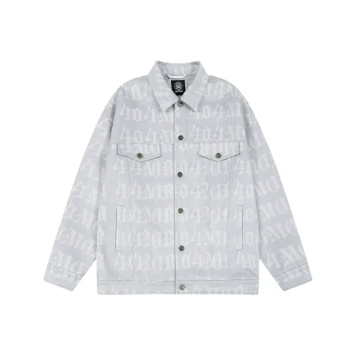 404MOB GANG Jackets Unisex Gray
