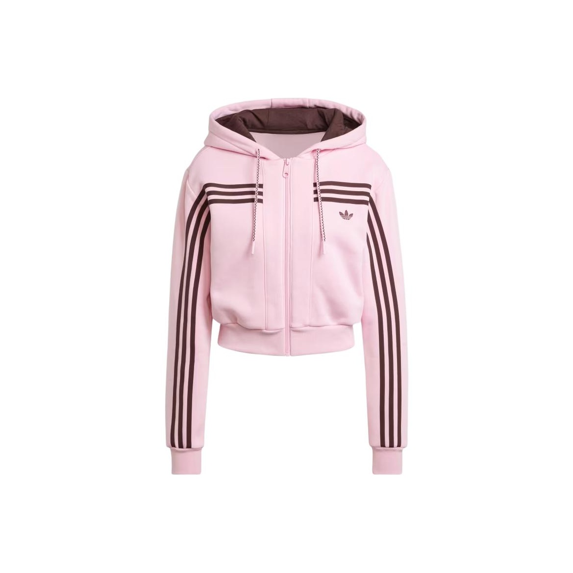 adidas pink crop jacket