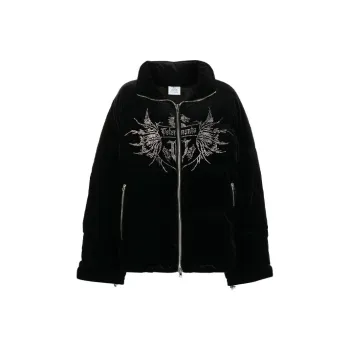 Vetements Crystal Puffer Jacket 'Black'
