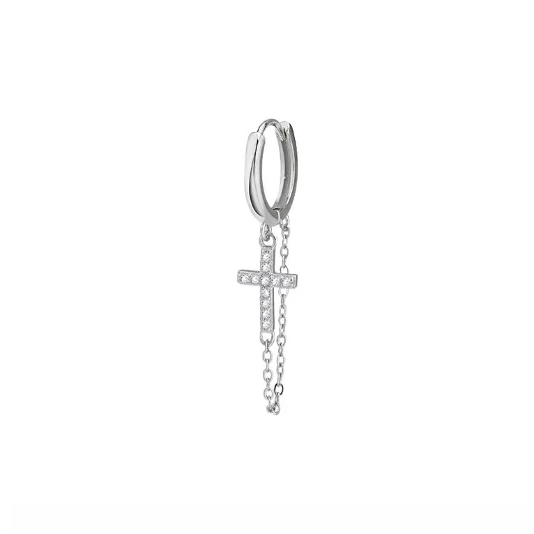 Mr. Shang 925 Sterling Silver Earrings Unisex-0
