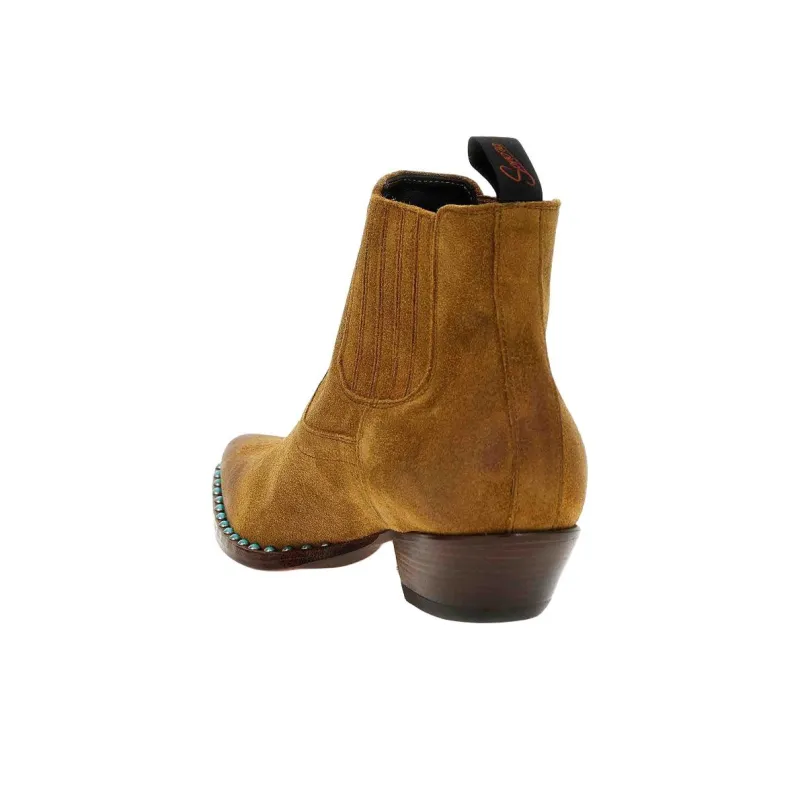 SONORA BOOTS Hidalgo Short Chelsea Boots Women's Light Umber-3