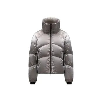 Moncler Down Jacket Winter Women's Silver