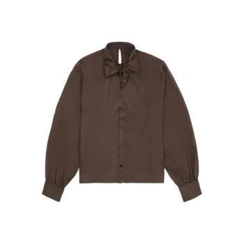 MM6 Maison Margiela Twist Bow Shirt