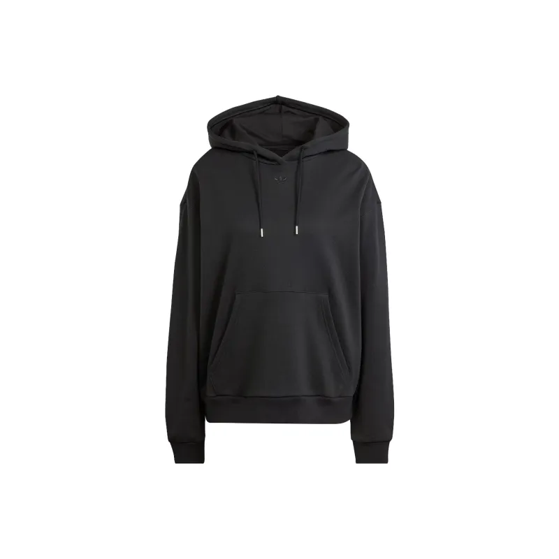 Adidas Originals Embellished Oversized Hoodie Sweatshirt Women's Black-0