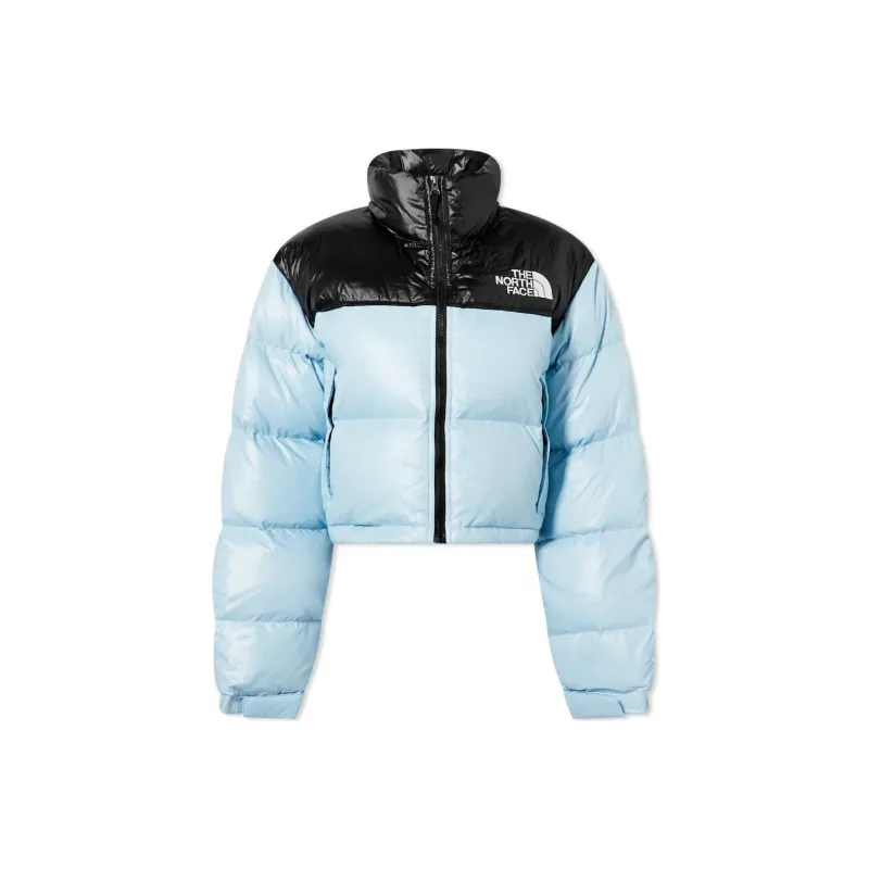 THE NORTH FACE Women's Nuptse Short Jacket Beta Blue-0
