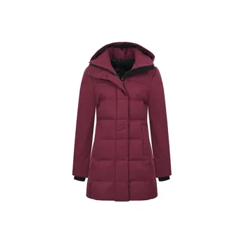 Canada Goose Down Jacket Women's Burgundy