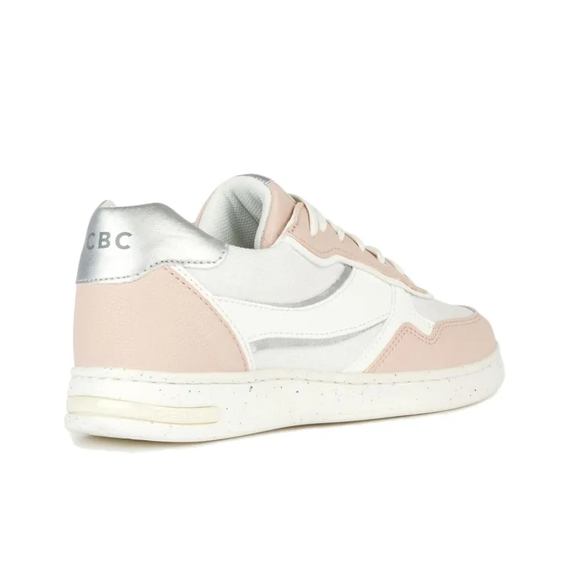 GEOX Jaysen Low Top Skateboard Shoes Women's White Pink-2