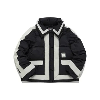 FILA Down Jacket Winter Women's Jet Black