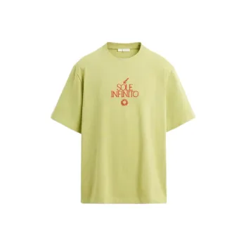 ZARA T Shirts Men Grass Green