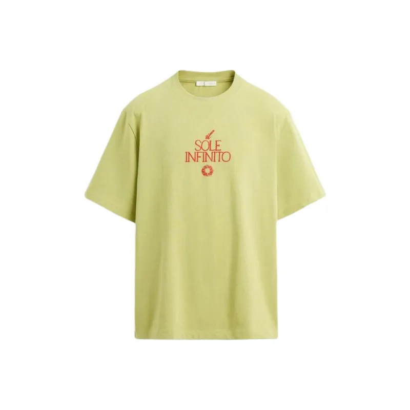 ZARA T Shirts Men Grass Green-0