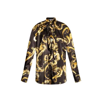VERSACE JEANS COUTURE Tied Spike print Shirt