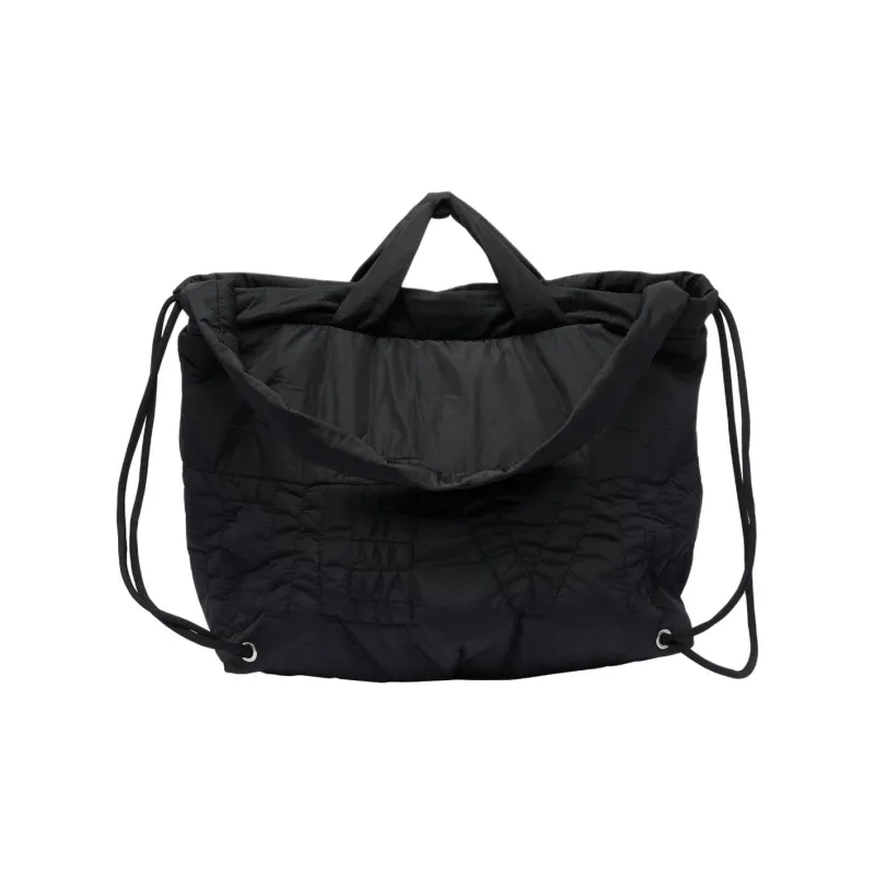 Vic Matie Fabric Tote Bag, Shopping Bag, Handbag Unisex Black-3