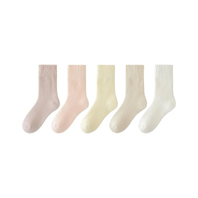 H YXIANG Mid Calf Socks Women's Combo Set-34