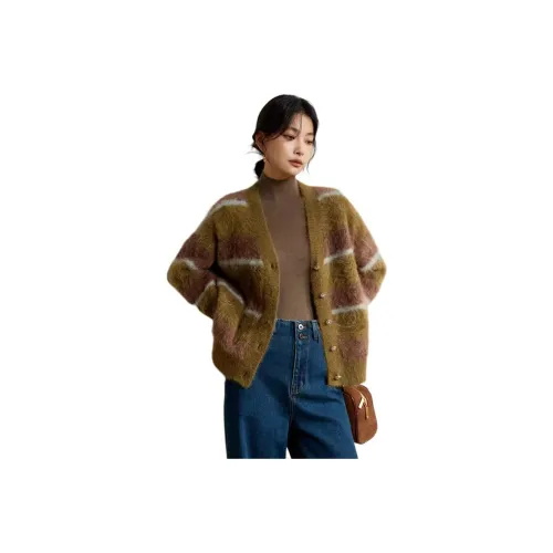 SHUXI Knitwear Women's Matcha Cream Lid