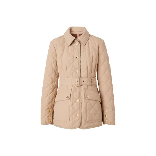 Burberry FW22 Jackets Coats Women's Khaki