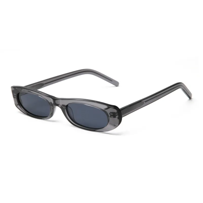 ROLLOTD Plate Frame Oval Sunglasses Unisex-4