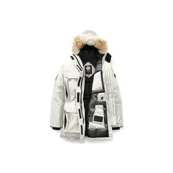 Canada Goose Women's Expedition Heritage Parka Jacket Classic Fit North Star White