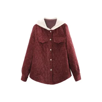 A Paradise For Awakening Jackets Coats Women's Burgundy