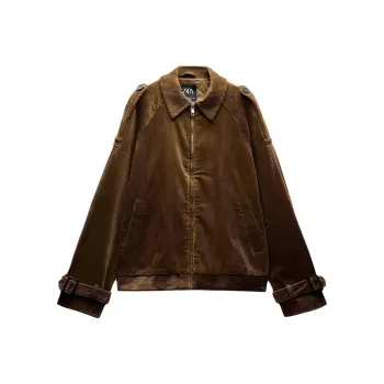 ZARA Jackets Coats Women's Brown