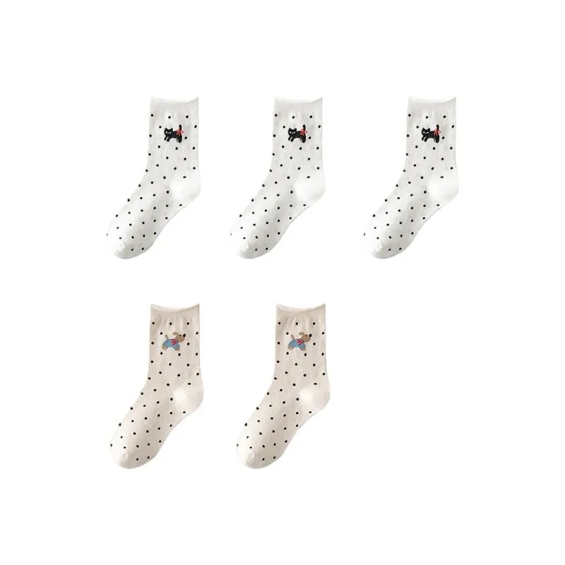 H YXIANG Mid Calf Socks Women's Combo Set-38