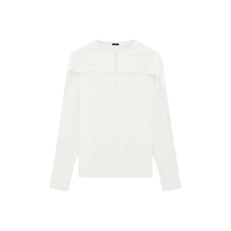 Joseph Joseph Draped-detailing Crepe Silk Blouse-0