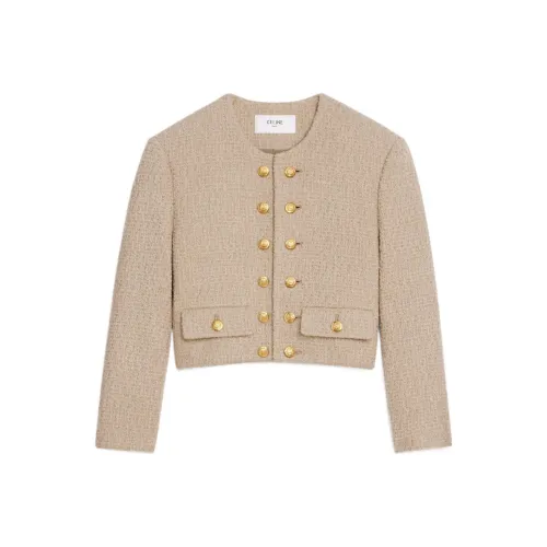 CELINE ACG Jackets Women's Beige