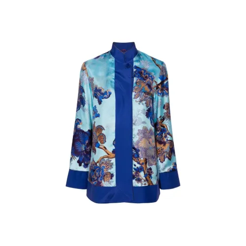 F.R.S For Restless Sleepers Agrio Floral-print Silk Jacket