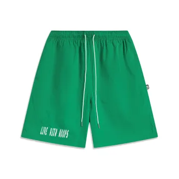 LiNing Basketball Collection Casual Shorts Men's Strait Green