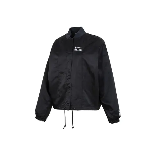 Nike Air Women's Oversized Woven Bomber Jacket Black