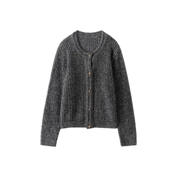 SNOWFORTE Cashmere Sweater Women's Starry Gray